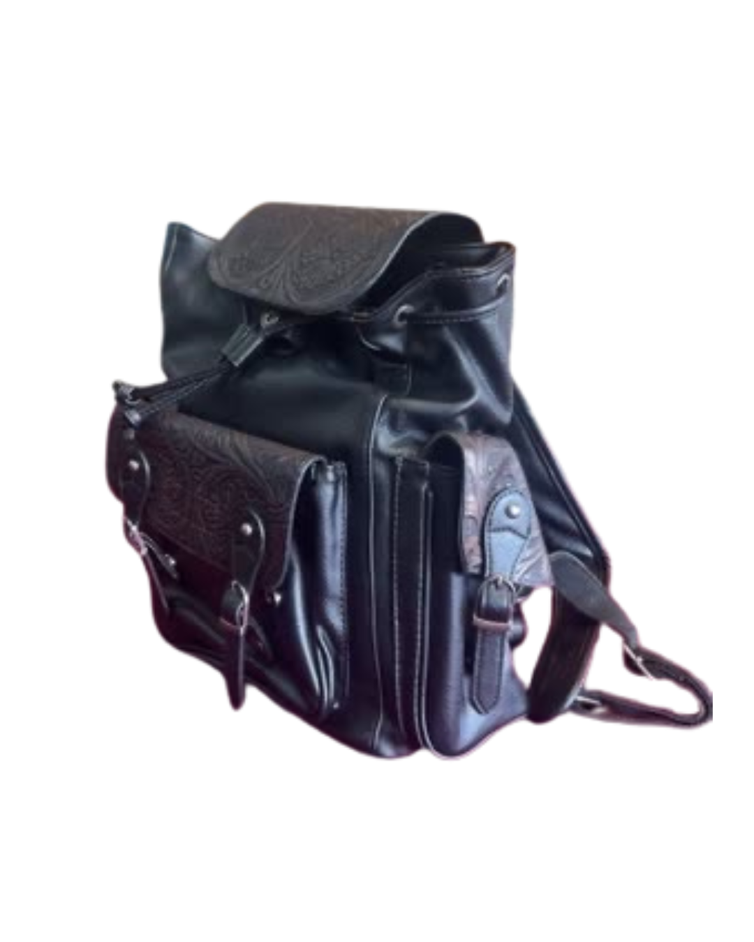 Customized Tooled Leather All N Clipper Bag