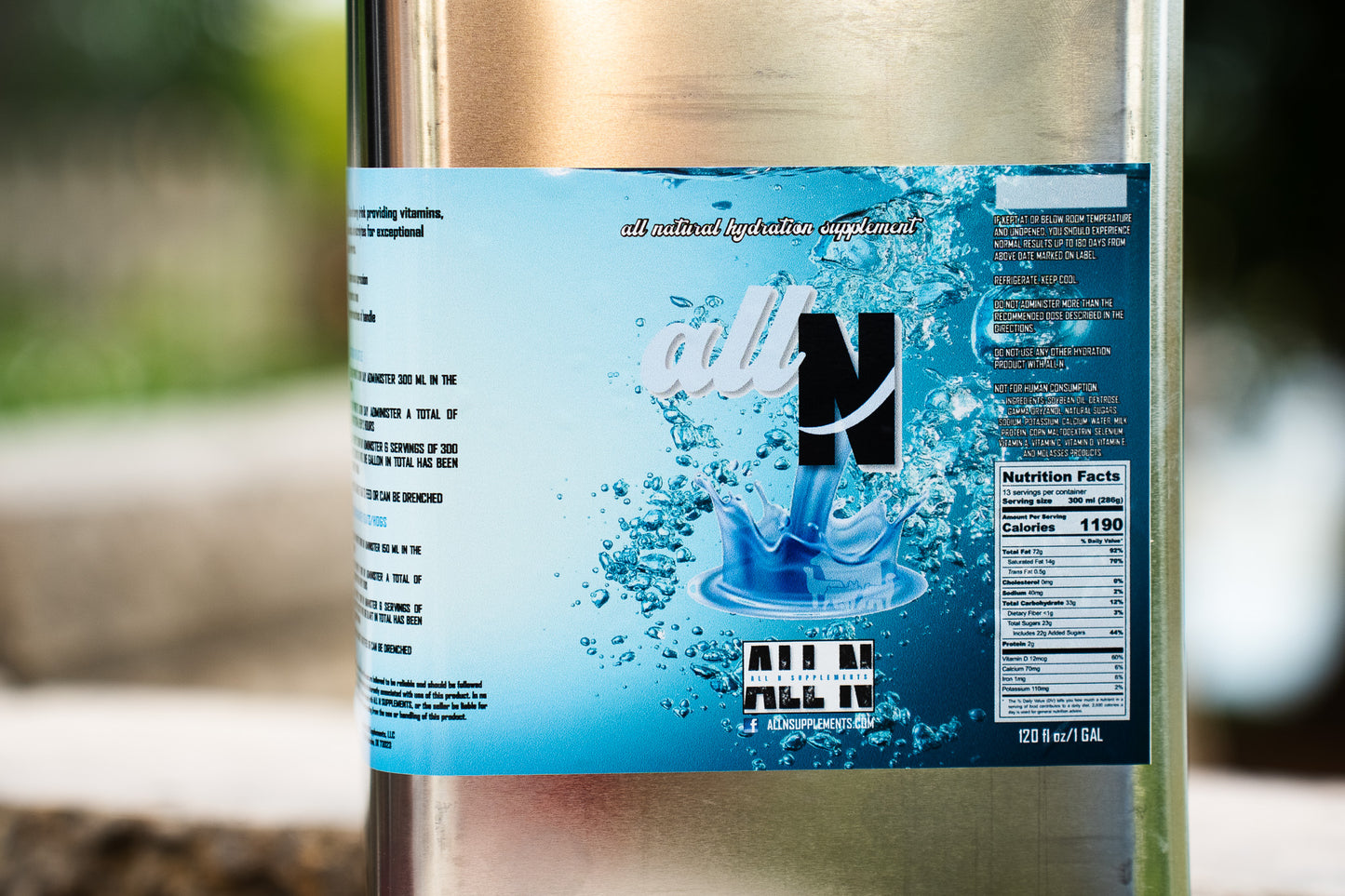 All N - All Natural Hydration Supplement