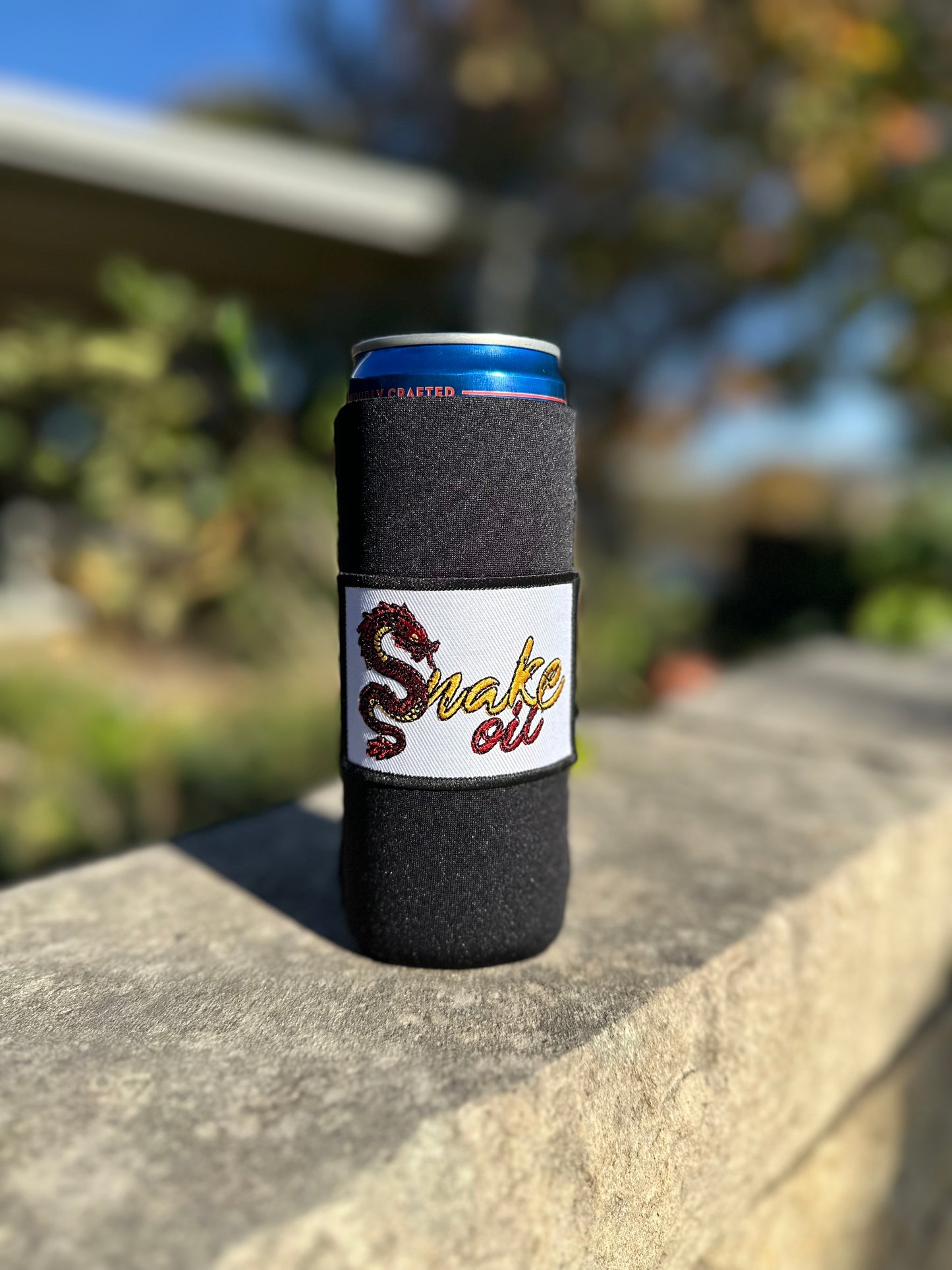 Snake Oil Patch Koozie